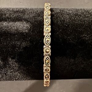 Sterling Silver & Marcasite Bracelet